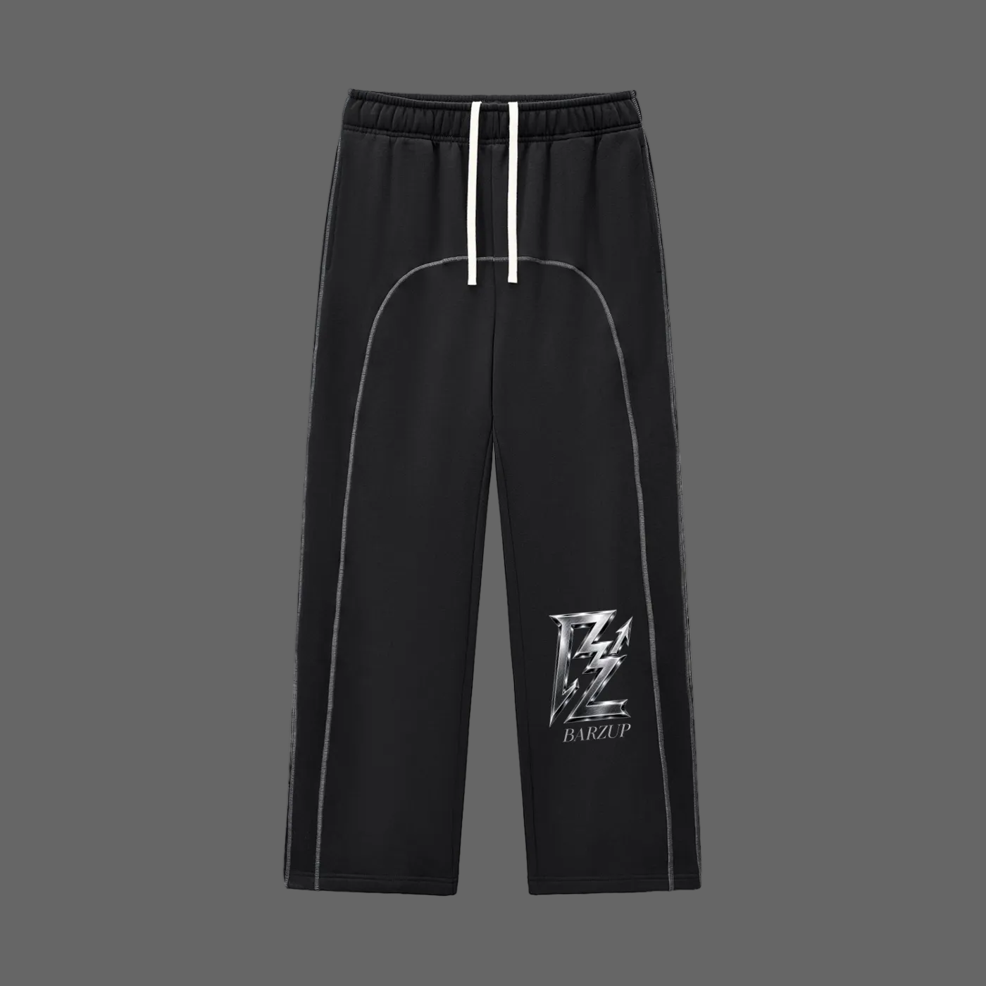 BARZUP Contrast-Stitched Heavyweight Sweatpants