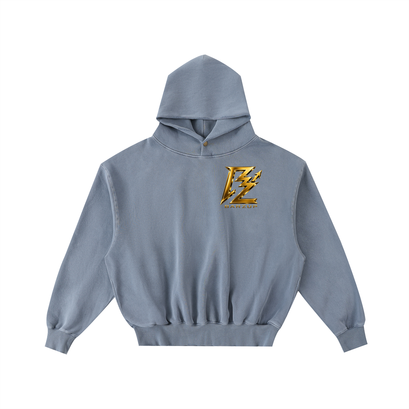 BARZUP Enzyme Washed Fleece Hoodie