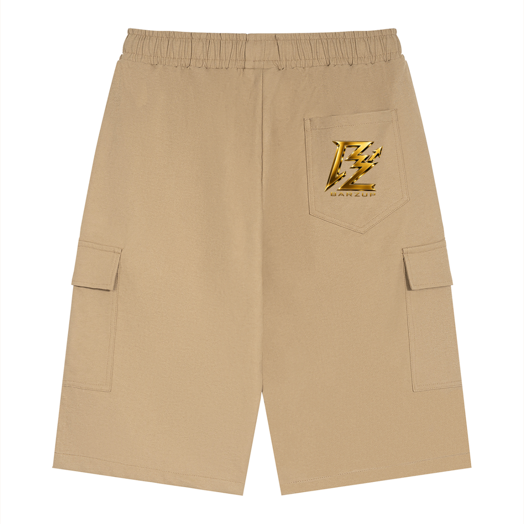 BARZUP Monogram Unisex Cargo Shorts