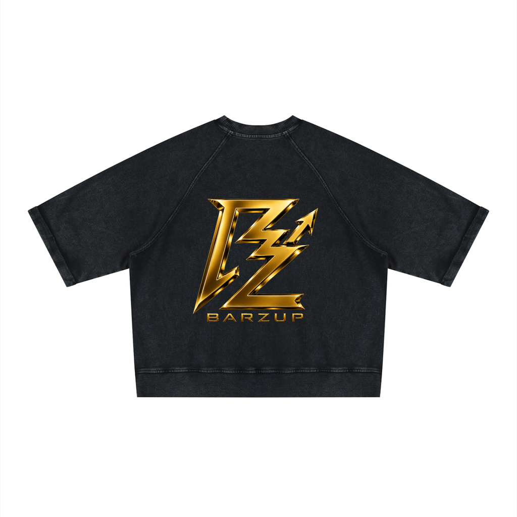 BARZUP Vintage Wash Heavyweight Boxy Tee