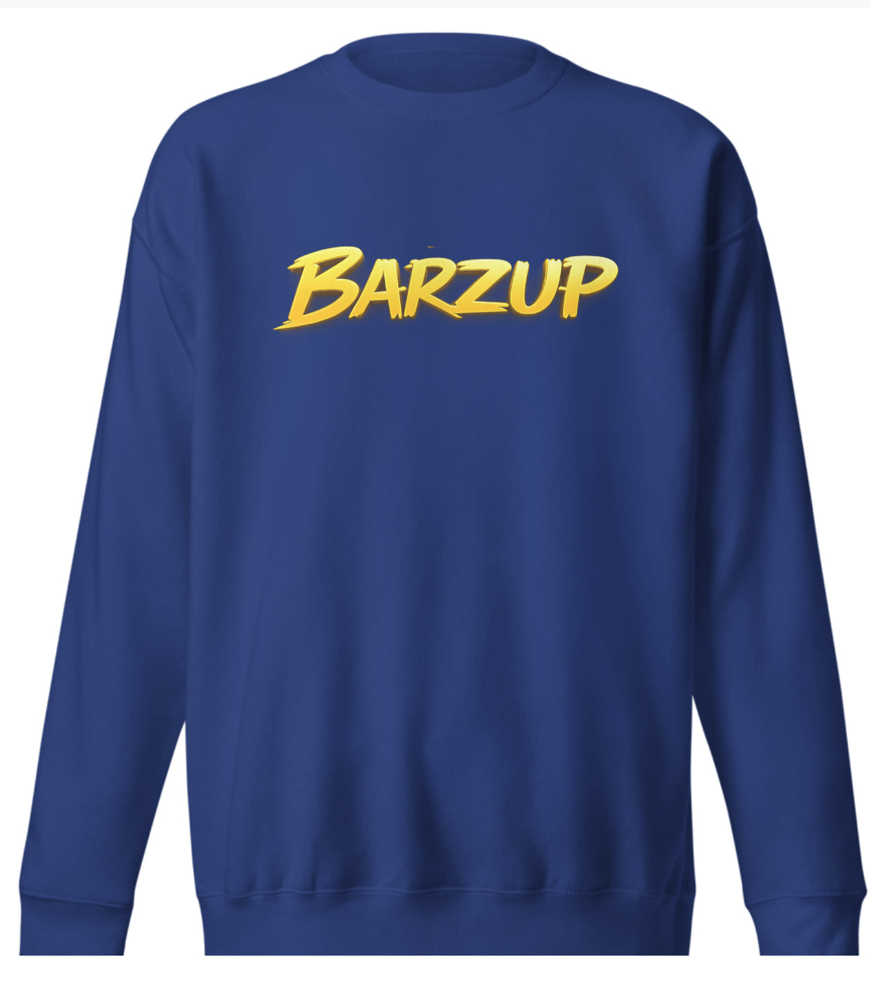 BARZUP premium unisex organic sweatshirt