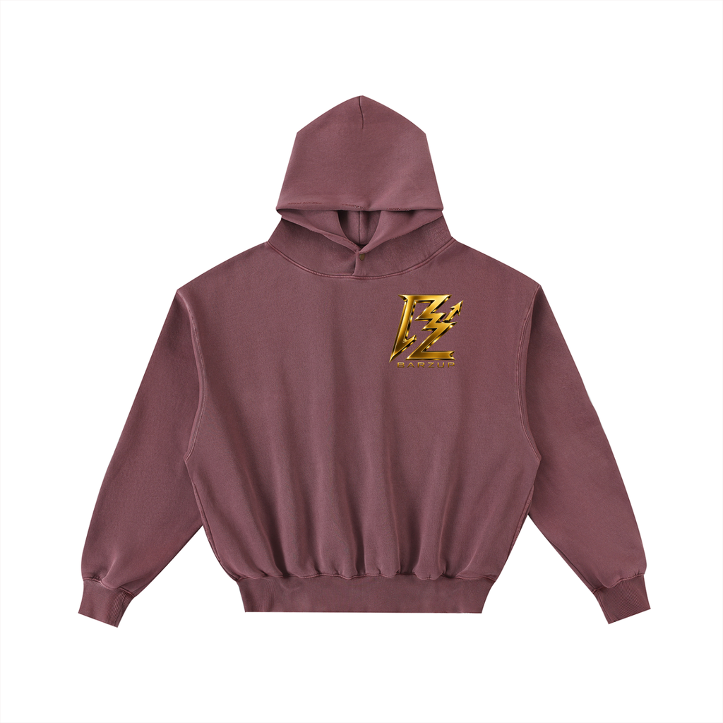 BARZUP Enzyme Washed Fleece Hoodie