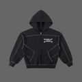 BARZUP Original Legacy Contrast-Stitched Zip Hoodie