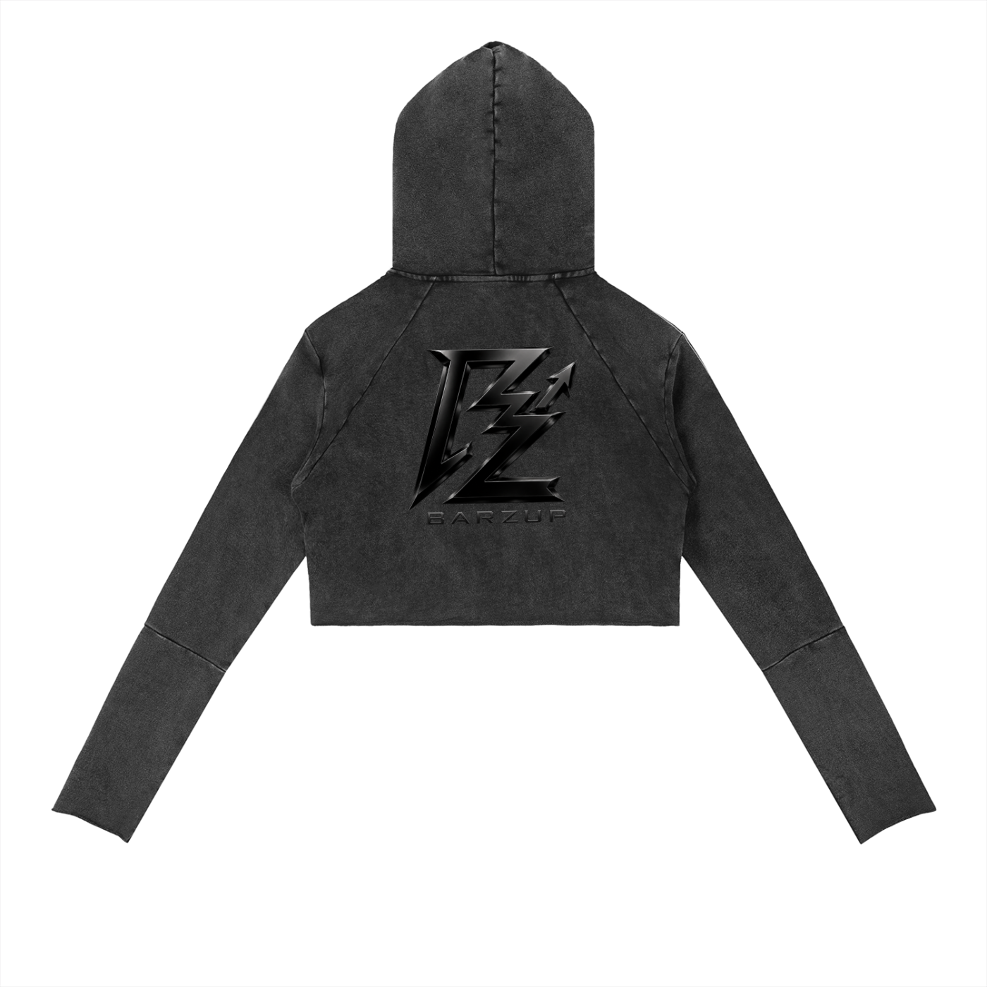 BARZUP Women’s Vintage Raw Edge Hoodie