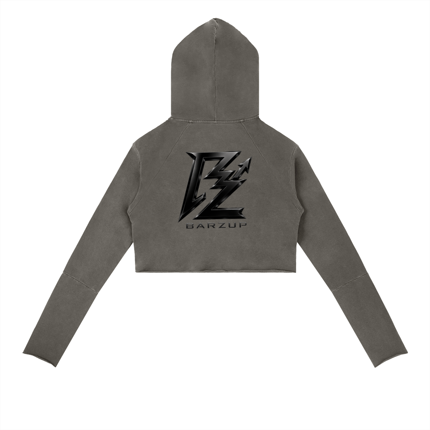 BARZUP Women’s Vintage Raw Edge Hoodie