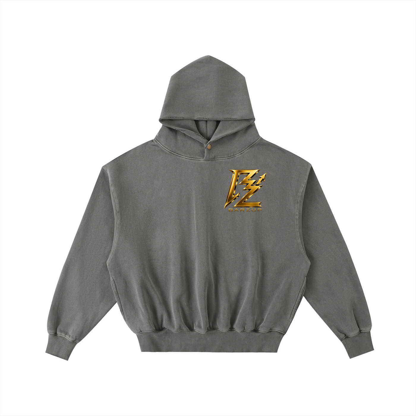 BARZUP Enzyme Washed Fleece Hoodie