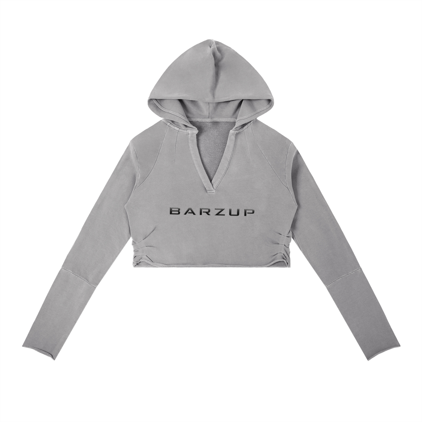 BARZUP Women’s Vintage Raw Edge Hoodie